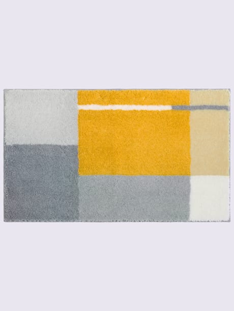 Tapis de bain poils moelleux