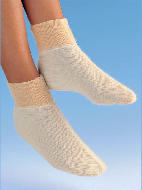 Chauffe-pieds laine vierge moelleuse