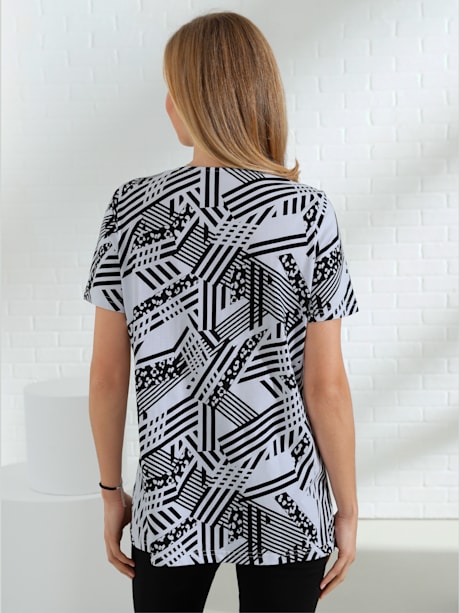 T-shirt coupe féminine motif graphique