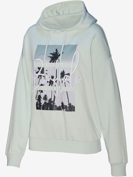 Sweatshirt d'intérieur avec imprimé palmiers
