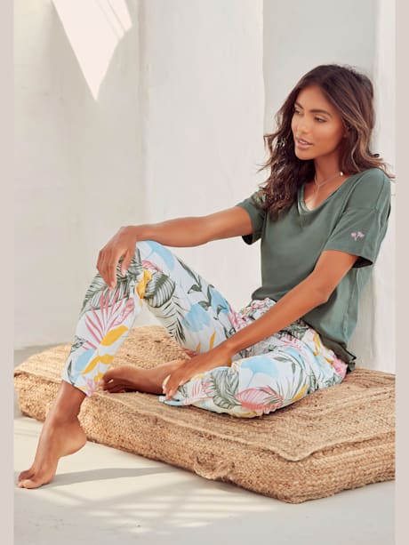 Pyjama vivance dreams avec motif tropical