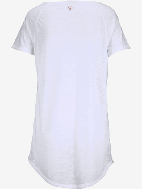 T-shirt long imprimé néon tendance