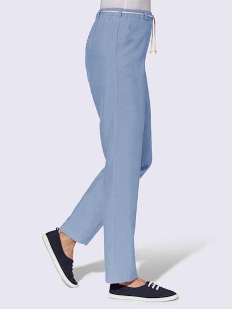 Pantalon imitation lin
