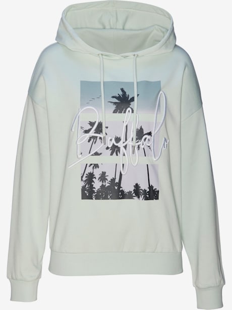 Sweatshirt d'intérieur avec imprimé palmiers