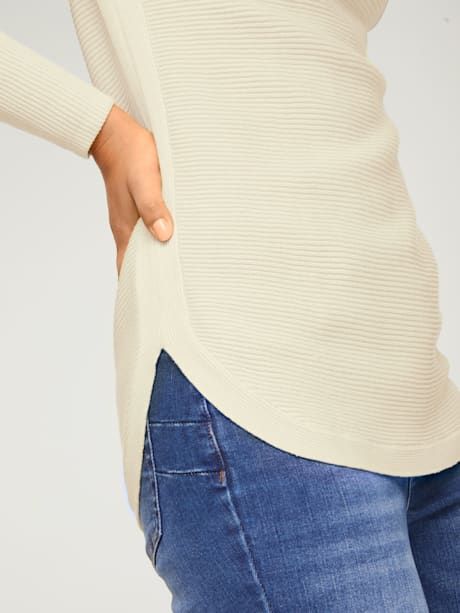 Pull en tricot fin look décontracté tendance