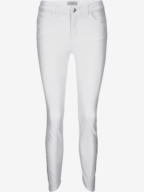 Jeans effet ventre plat coupe skinny tendance