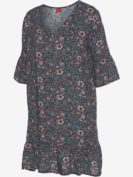 Chemise de nuit avec ourlet froncé