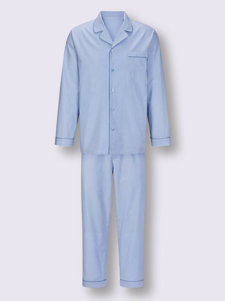 Pyjama disponible en finette grattée chaude et en popeline légère