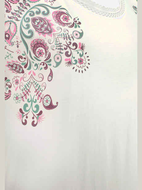 T-shirt beachtime à imprimé floral