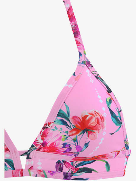 Haut de bikini triangle imprimé floral moderne