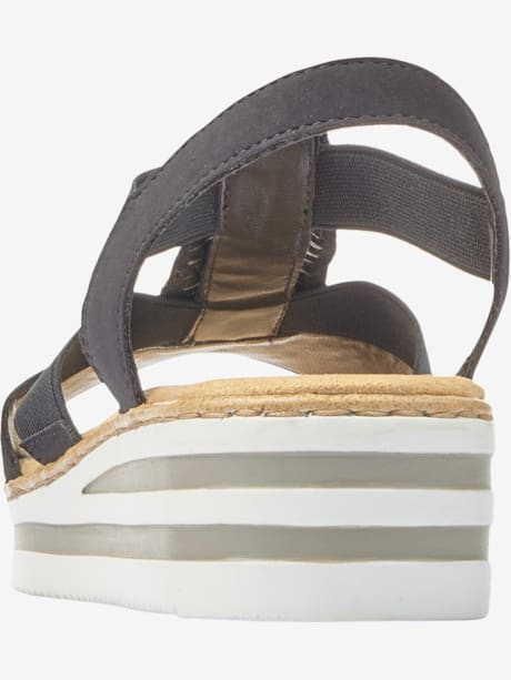 Sandales bandes extensibles, tenue parfaite