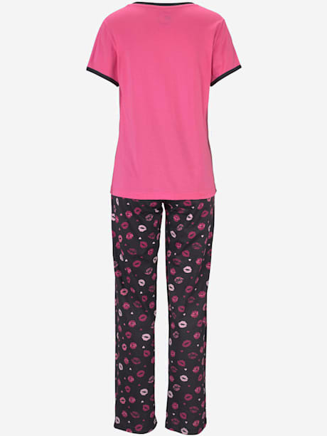 Pyjama 3 pièces : t-shirt, pantalon, short