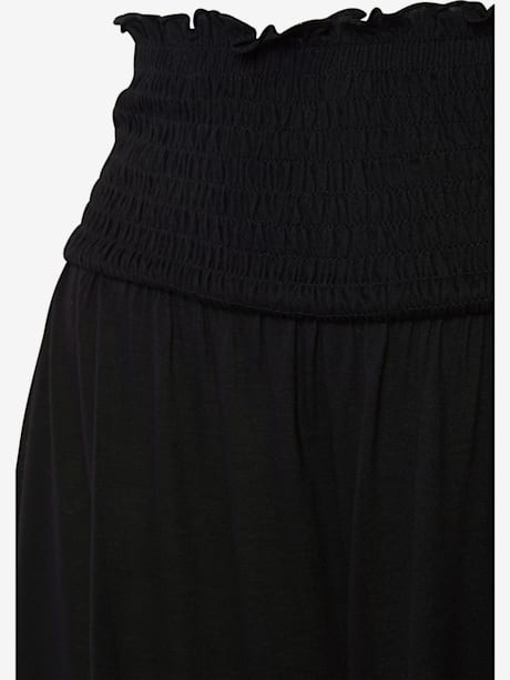 Shorts jupe-culotte avec bords-côtes confortables