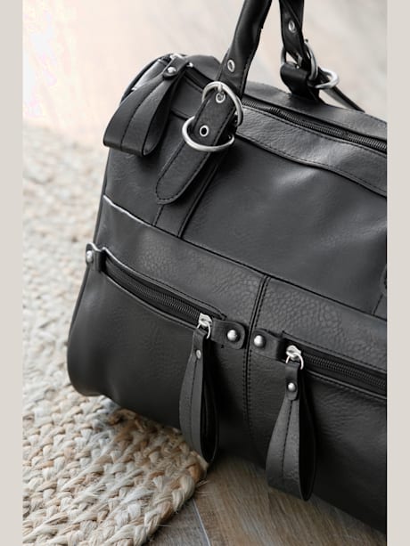 Sac à poignées matière synthétique chic