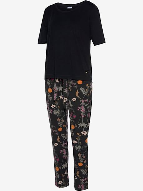Élégant pyjama avec imprimé floral