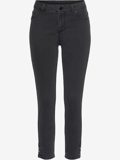 Jegging fermeture à glissière et bouton