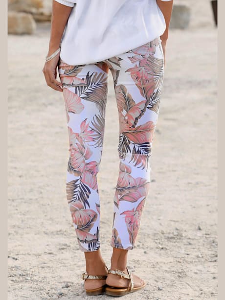 Jegging 7/8 pantalon imprimé longueur 7/8