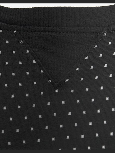 Chemise de nuit motif noir-blanc
