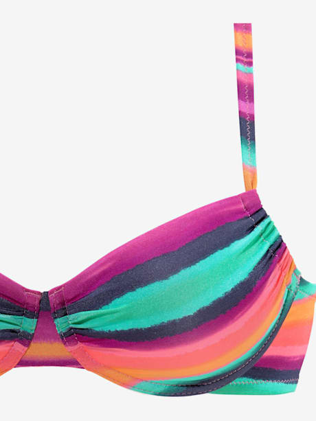 Haut de maillot de bain à armatures design élégant