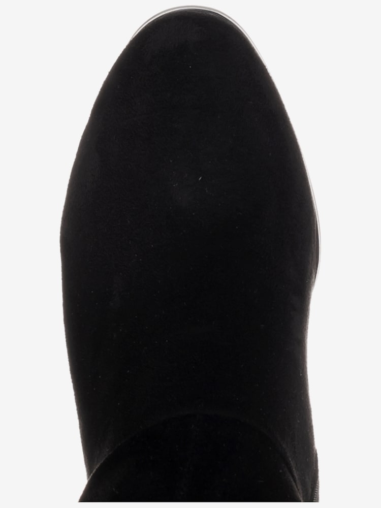 Bottes pour jambe large, 3XL, noir uni, taille 39, Sheego - helline