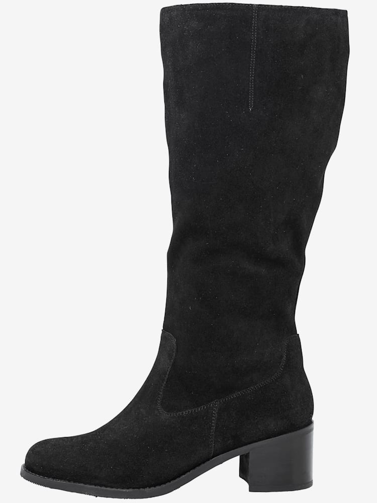 Bottes pour jambe large largeur g*, XXL, noir uni, taille 39, Sheego - helline