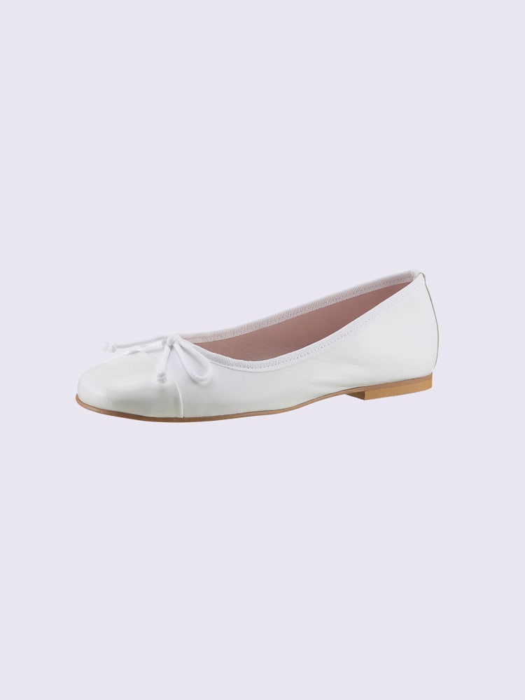 Ballerines de fabrication espagnole, couleur blanc, taille 41 - helline