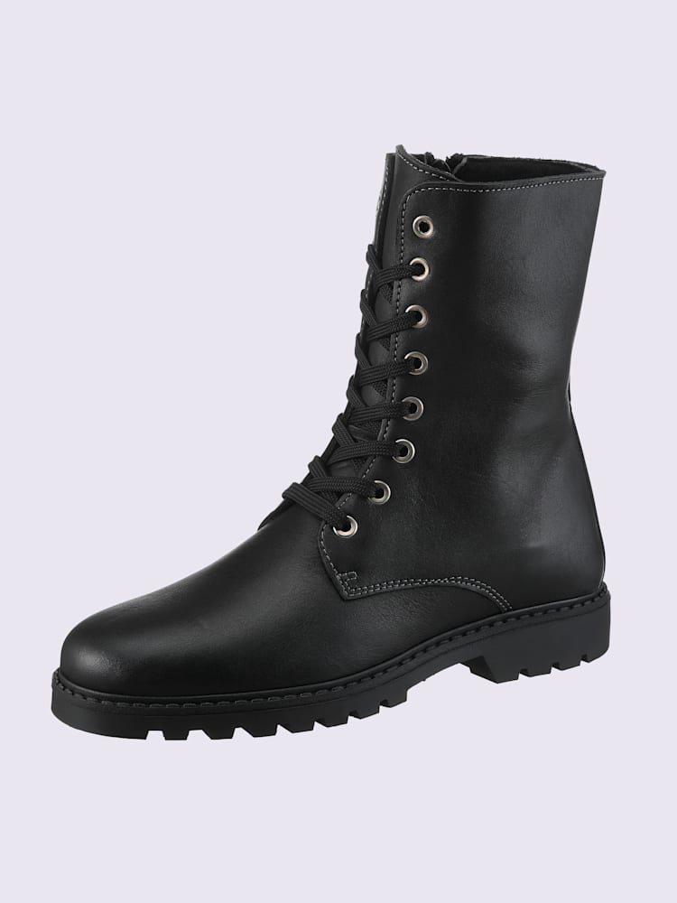 Bottines de fabrication portugaise, couleur noir, taille 40 - helline