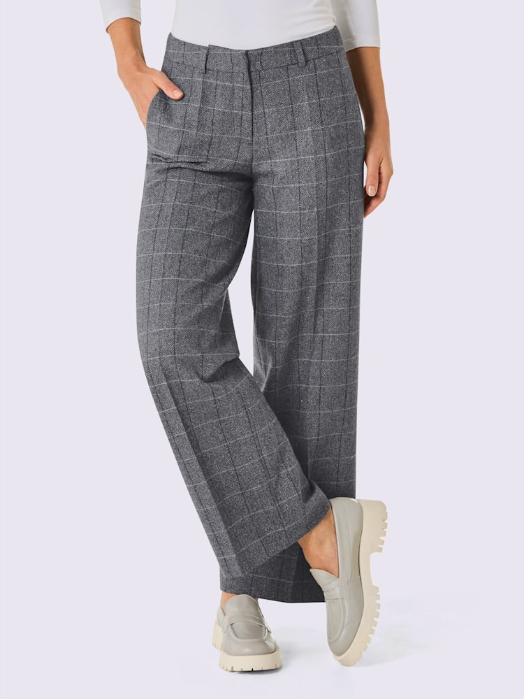 Pantalon en laine, couleur gris, taille 44, marque CREATION L PREMIUM - Witt