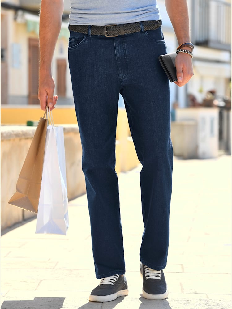 Jean marque brühl 5 poches coupe coupe swing-pocket, couleur bleu, taille 26, marque Brühl - Witt