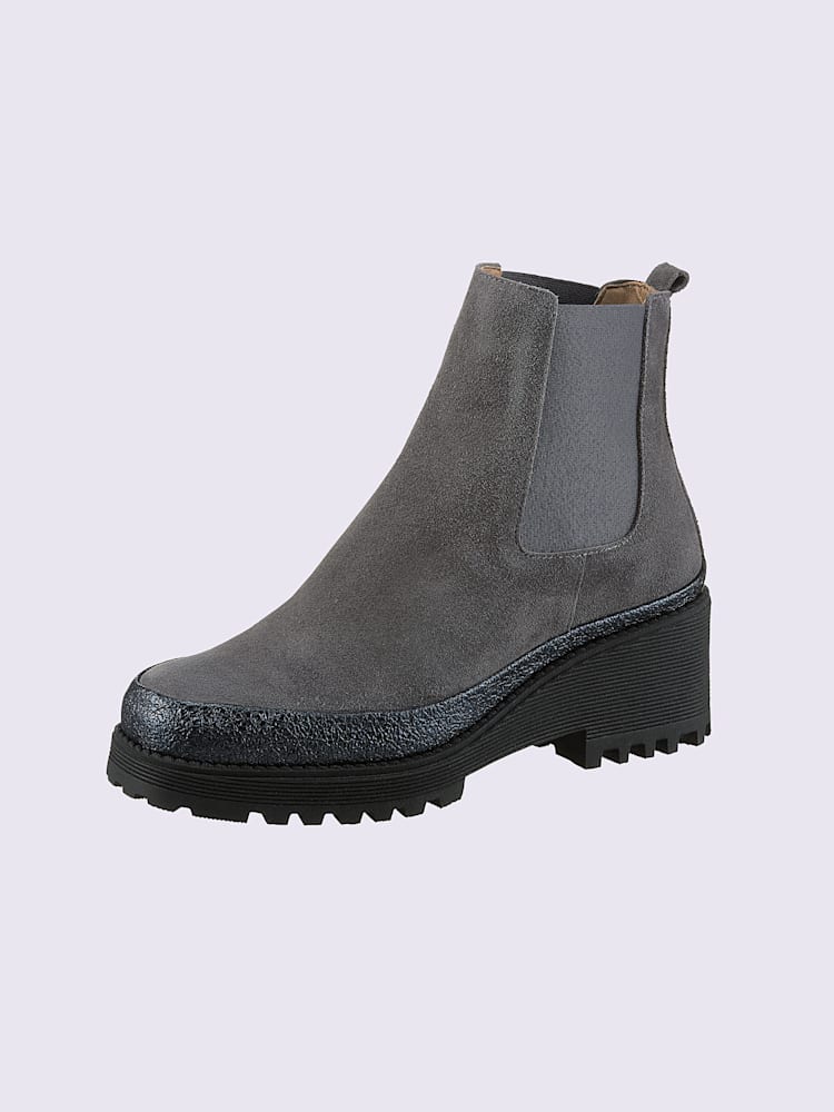 Bottines de fabrication espagnole, couleur gris, taille 40 - helline