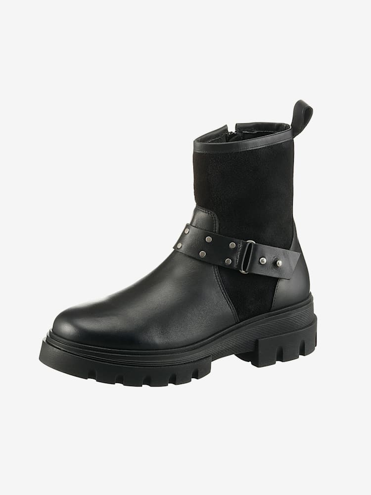 Bottines de fabrication portugaise, couleur noir, taille 41 - helline