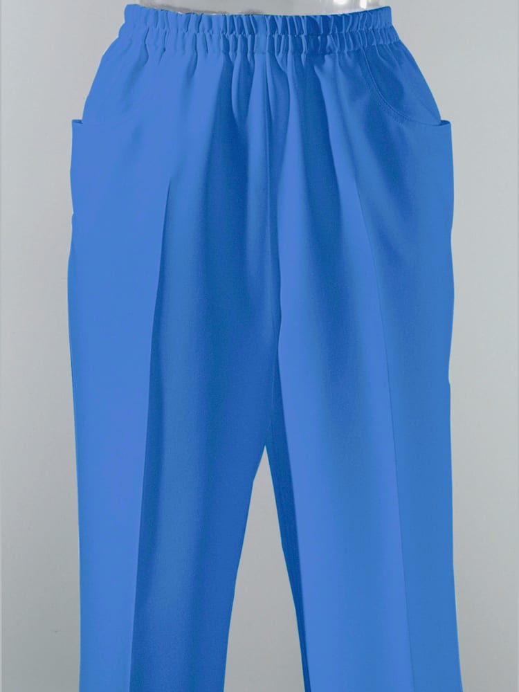 Corsaire sport avec plis repassés, couleur bleu, taille 50 - Witt