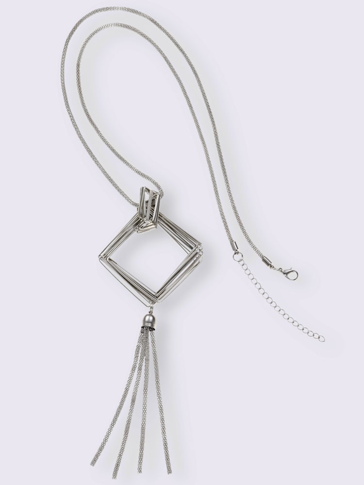 Collier accessoire facile à assortir, couleur argent, taille 0 - helline