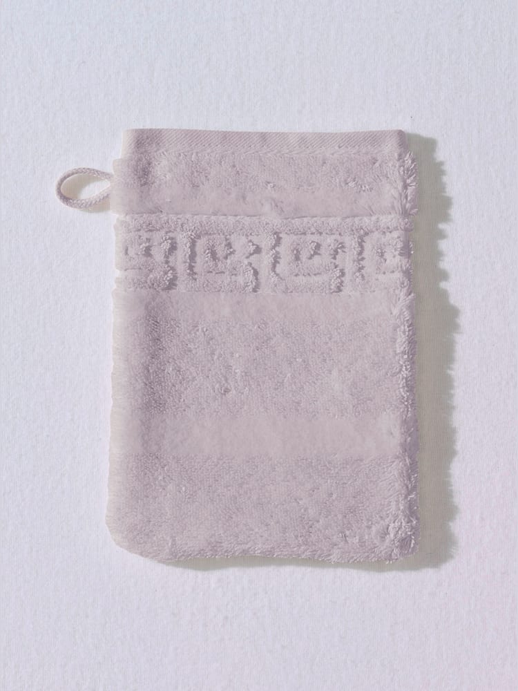 Serviette, Serviette unie, couleur : couleur argent, taille 30x50 cm, 2, marque Cawö, 100% coton - helline