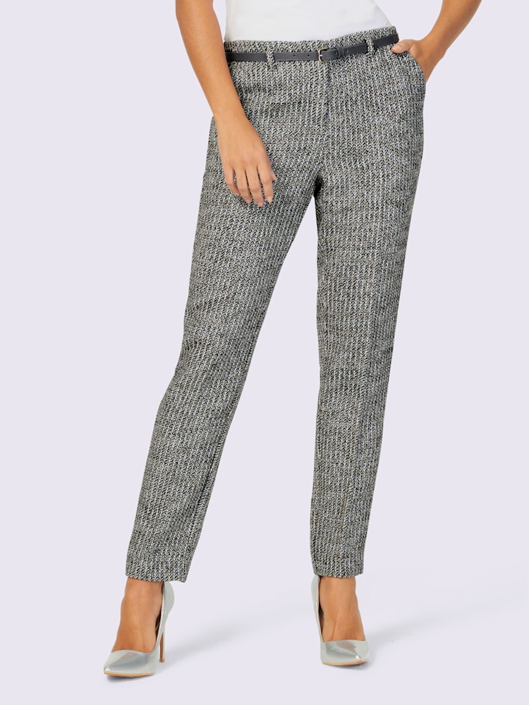 Pantalon 10% laine, couleur gris, taille 54, marque Creation L - helline