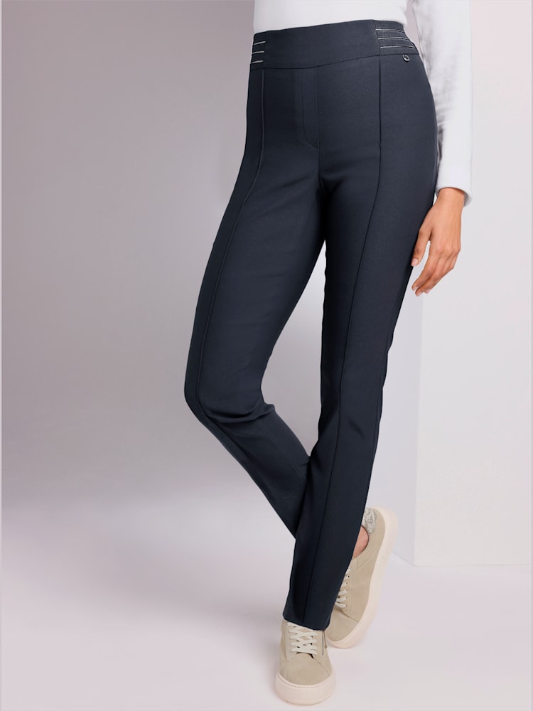 Pantalon extensible, couleur bleu, taille 50, marque Stehmann Comfort line - helline