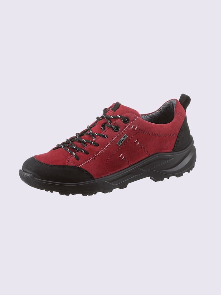 Chaussures à lacets largeur k*, rouge moyen uni, taille 42, Jomos - helline