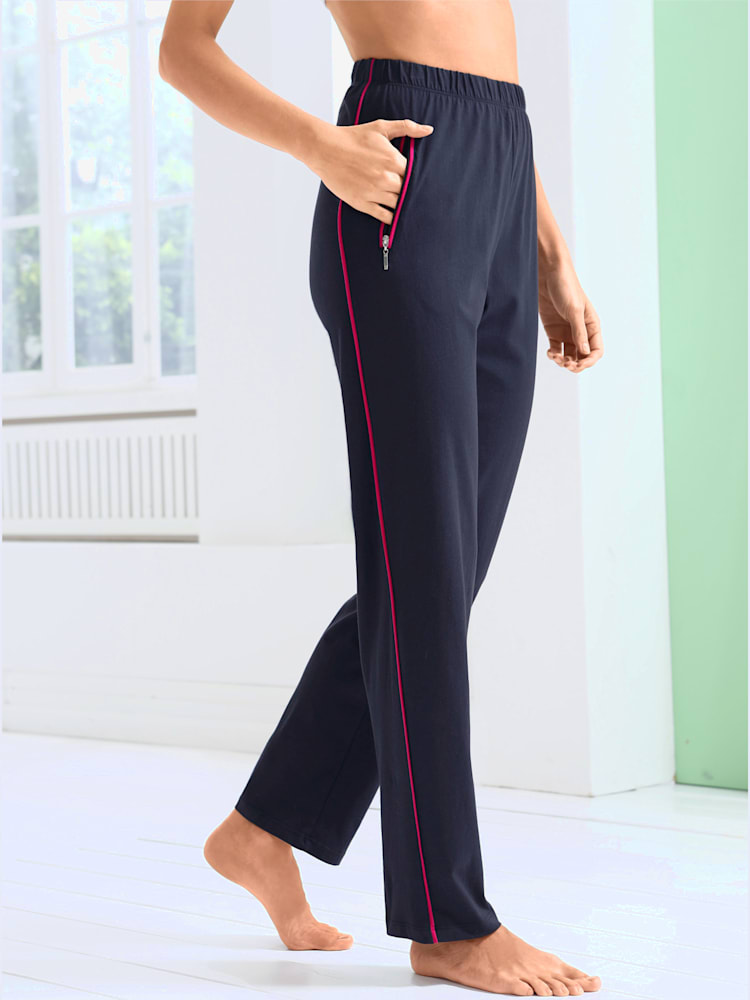 Pantalon de loisirs femme., couleur bleu, taille 50 - helline