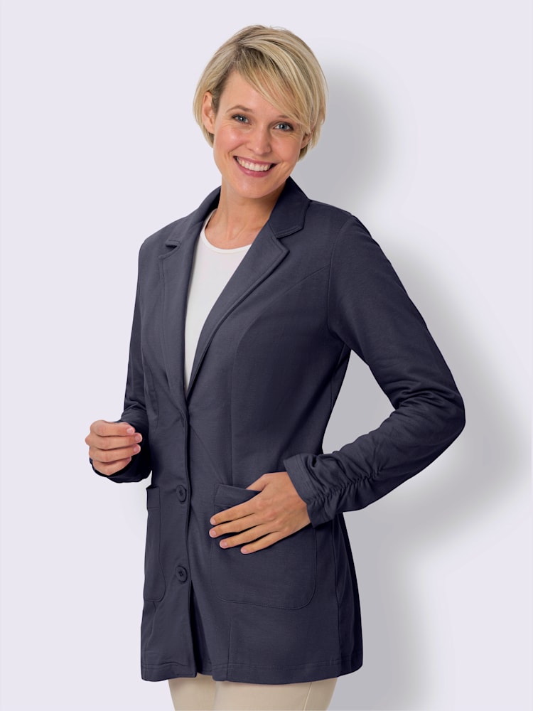 Blazer sweat qualité sweat très confortable, couleur bleu, taille 42 - Witt