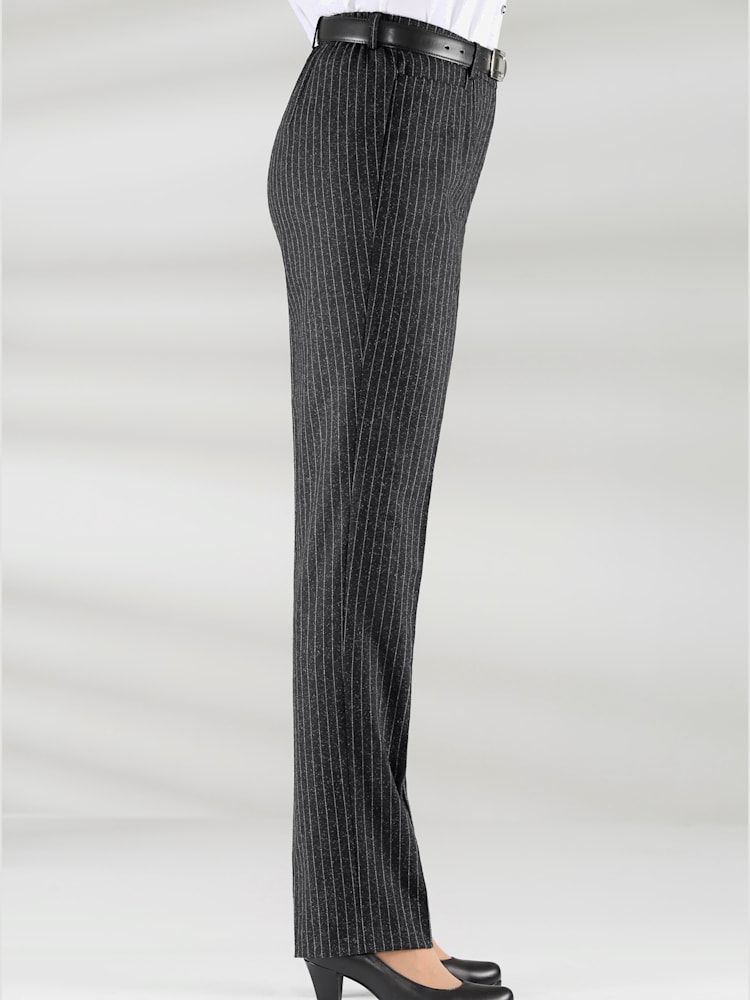 Pantalon d'hiver coupe féminine, couleur noir, taille 52, marque Come on - Witt