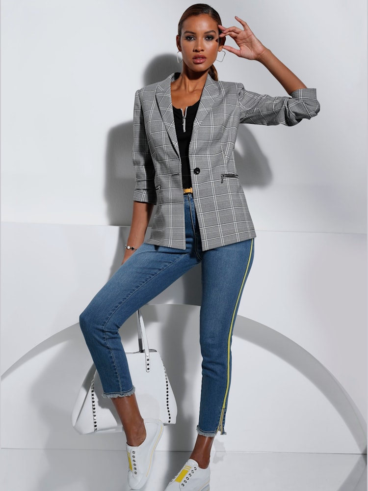 Blazer très tendance, couleur noir, taille 52, marque Creation L - helline