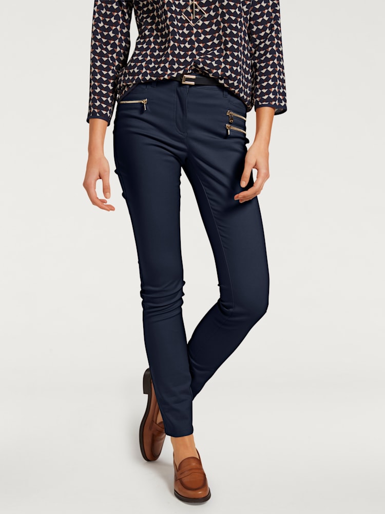 Pantalon extensible, couleur bleu, taille 52 - Witt