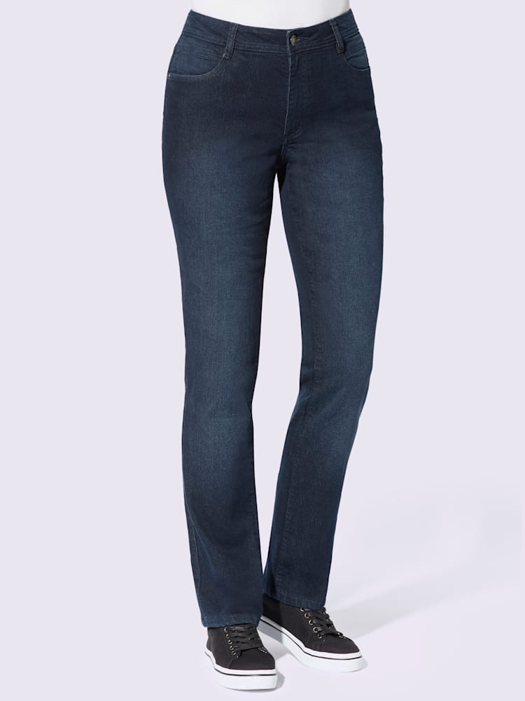 Jean thermique qualité coton, couleur bleu, taille 50, marque Collection L - helline