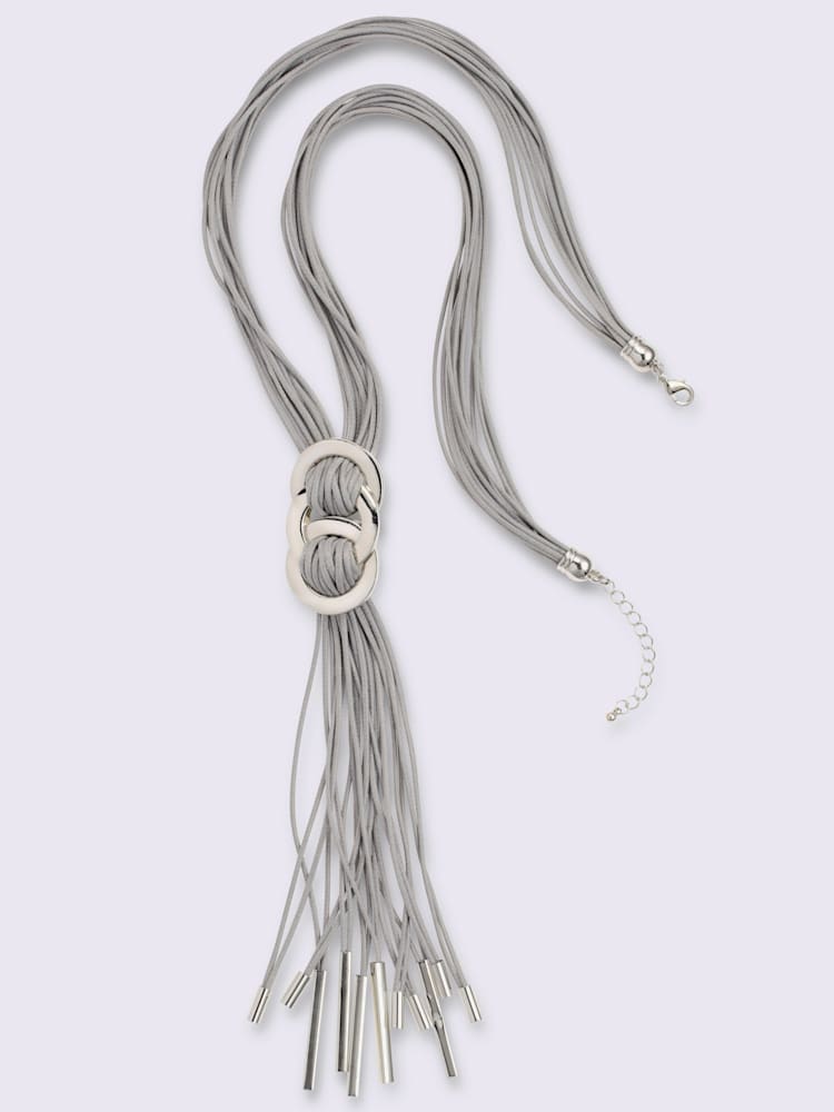 Collier chaîne longue tendance, couleur couleur argent, taille 0 - Witt