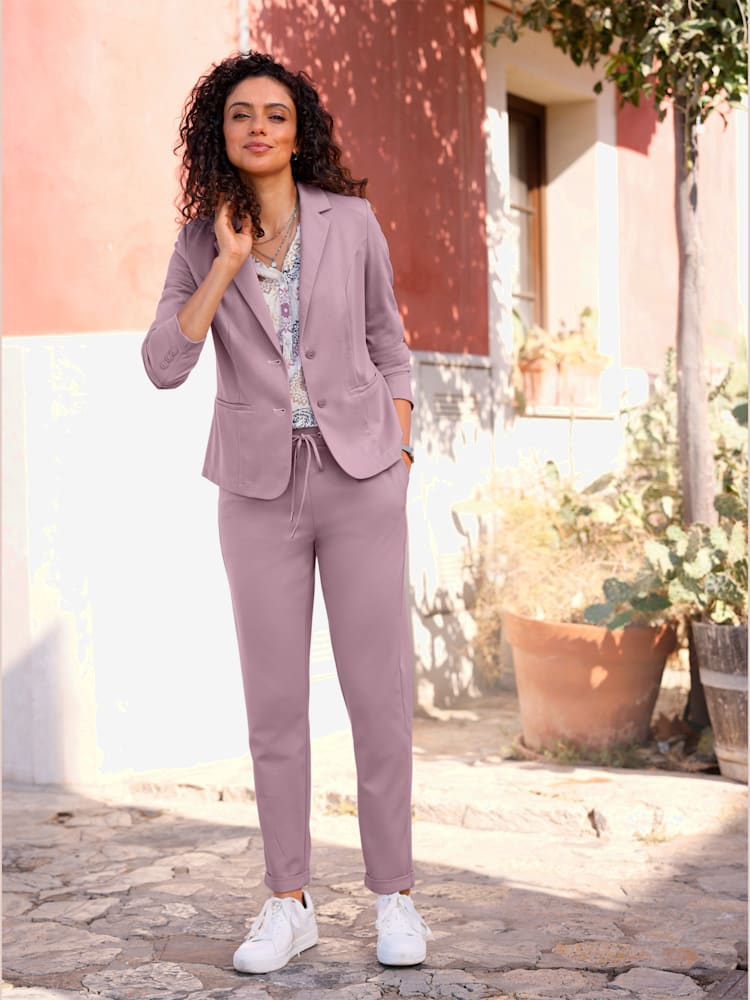Blazer en jersey avec viscose (ecovero), couleur violet, taille 56 - Witt