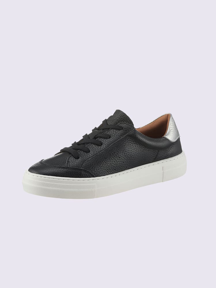 Sneakers de fabrication portugaise, noir uni, taille 38 - helline
