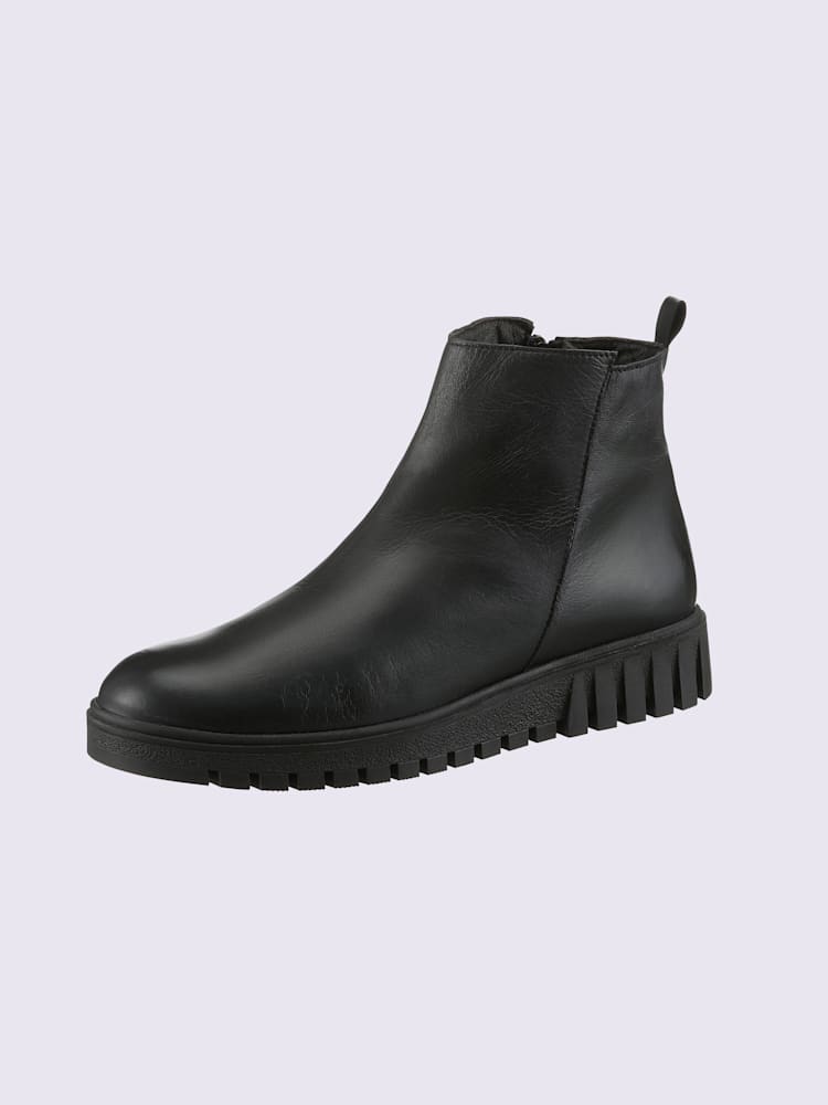 Bottines de fabrication espagnole, noir uni, taille 36 - helline