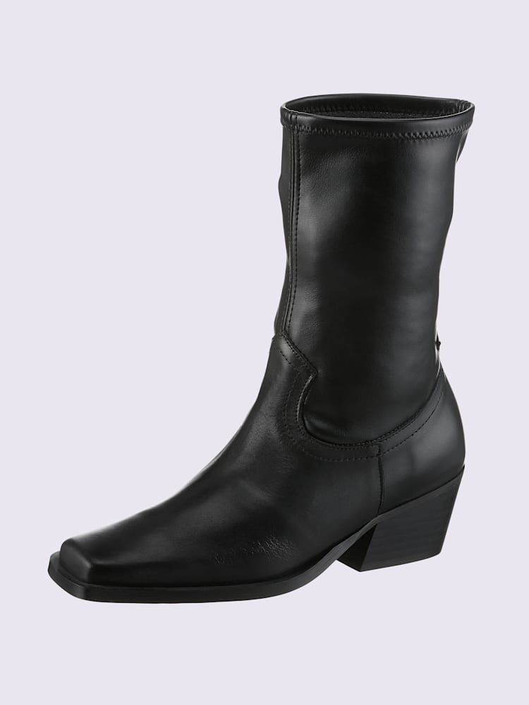 Bottines de fabrication espagnole, noir uni, taille 41 - helline