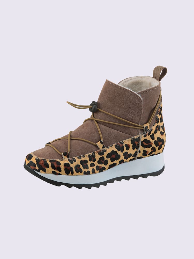 Bottines de fabrication espagnole, marron clair uni, taille 35 - helline