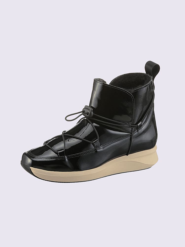 Bottines de fabrication espagnole, noir uni, taille 37 - helline